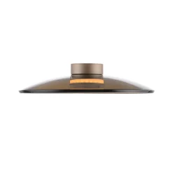 PURE loftlampe Moon, bronze, Ø 50 cm, glas/aluminium