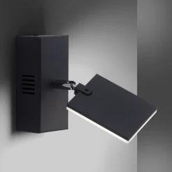 PURE Mira LED-væglampe med fjernbetjening CCT sort