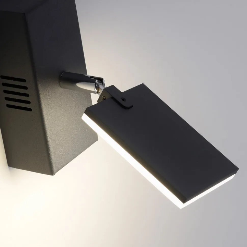 PURE Mira LED-væglampe med fjernbetjening CCT sort