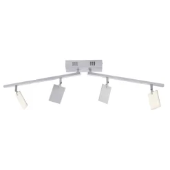 PURE Mira loftlampe 4 lk, fjernbetjening CCT, alu