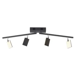PURE Mira loftlampe 4 lk, fjernbetjening CCT, sort