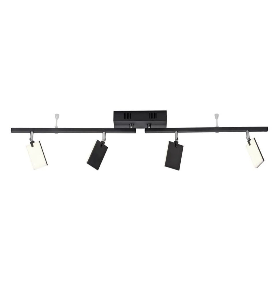 PURE Mira loftlampe 4 lk, fjernbetjening CCT, sort