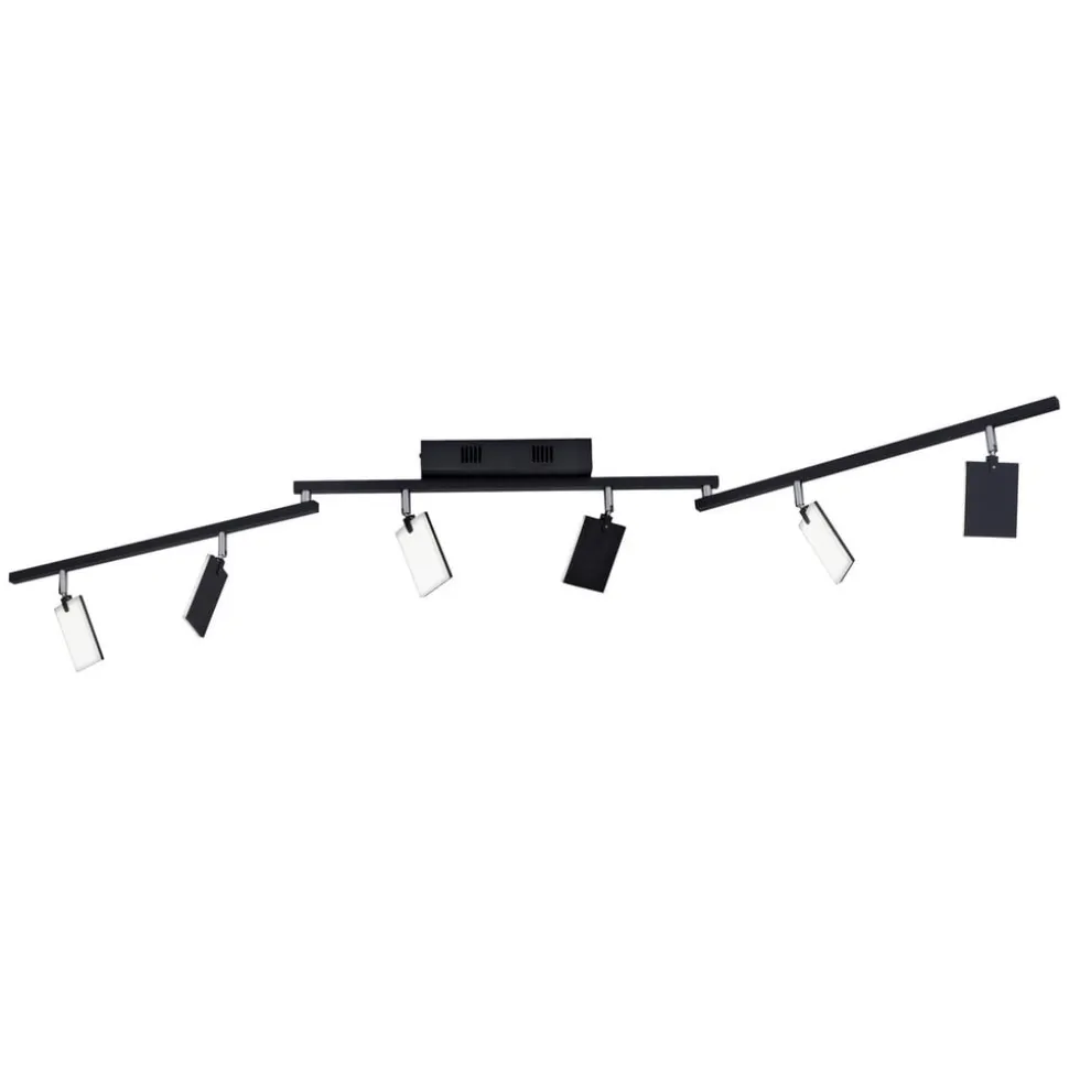 PURE Mira loftlampe 6 lk, fjernbetjening CCT, sort