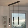 PURE Vega LED-hængelampe, 3 cylindere, sort