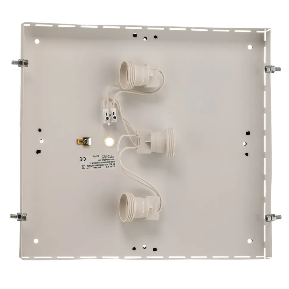 Quatro DR loftlampe med træramme, 38,5 cm