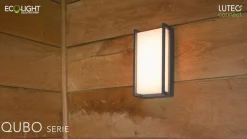 Qubo udendørs LED-væglampe, RGBW smart styring