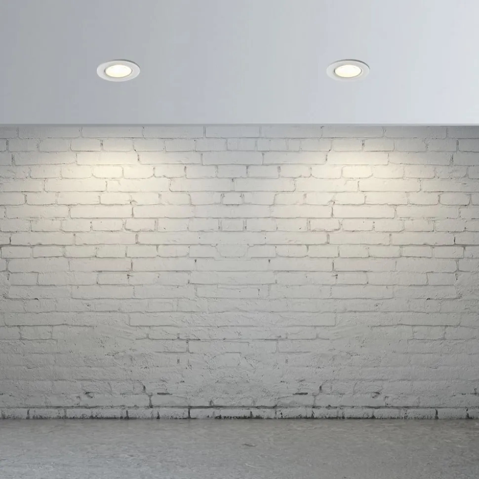 Quentin LED-indbygningslampe i hvid, 6W