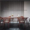 Quitani LED-pendel Margita, længde 148 cm, sort