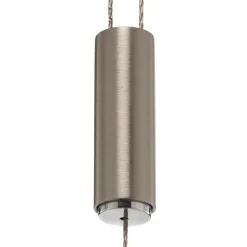 Quitani LED-pendel Tolu, nikkel, længde 118 cm