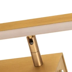 Quitani Talon LED-gallerilampe messing eloxal