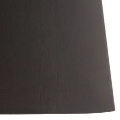 Quitani trebenet gulvlampe Jata, træ, chintz grafit