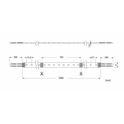 Radium Essence 1500 LED-strip, 5 m, 60W, 4.000K