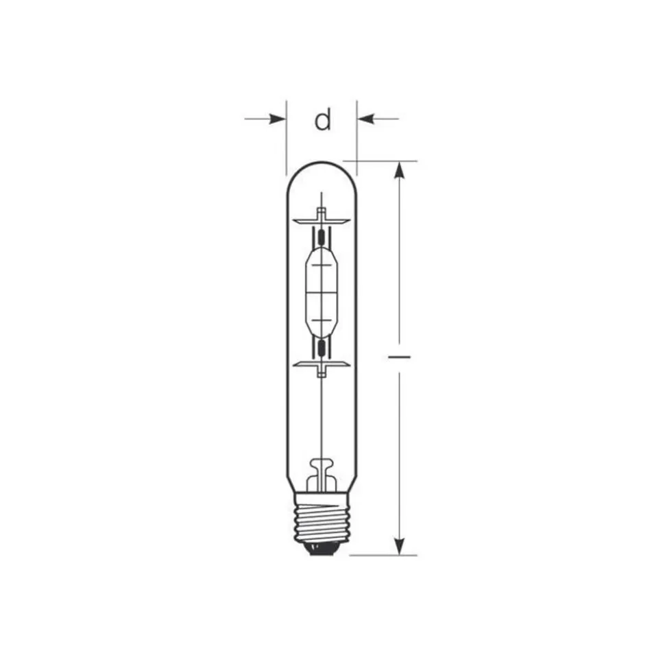 RADIUM Halogen-metaldamppære E40 270W HRI-T B klar