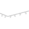 RAIL 230 V skinnesystem, hvid, 6 spots 2,25 m hjørnestik