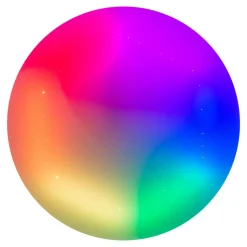 Rainbow LED-loftlampe, dæmpbar, RGBW, natlys