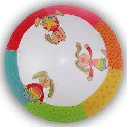 Rainbow Rabbit - rund loftlampe til børneværelse