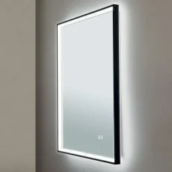 Ramme LED-spejl, 45 x 60 cm, CCT, antidug, dæmpbar