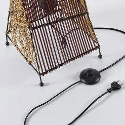 Rattan gulvlampe Kassia til hyggebelysning