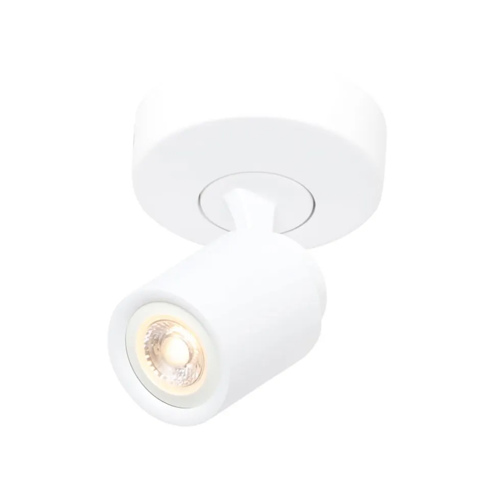 Razza loftspot, hvid, Ø 13 cm, metal