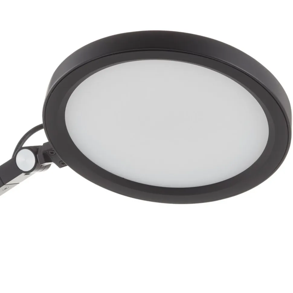 Regina LED-skrivebordslampe med dæmper, sort