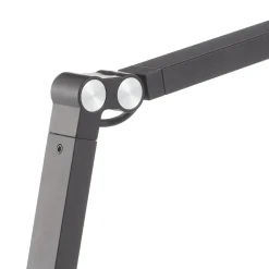 Regina LED-skrivebordslampe med dæmper, sort