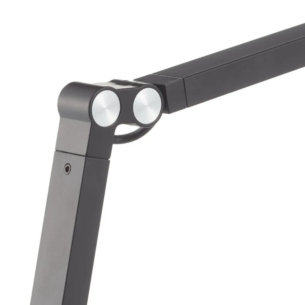 Regina LED-skrivebordslampe med dæmper, sort