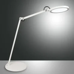 Regina LED-skrivebordslampe med dæmper, hvid