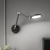 Regina LED-væglampe, sort, CCT, dæmpbar, justerbar