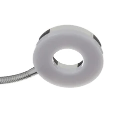 Rennes LED-bordlampe, kromfarvet, højde 40 cm
