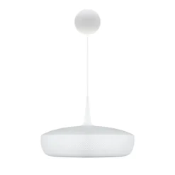 Retro pendellampe Clava Dine, hvid