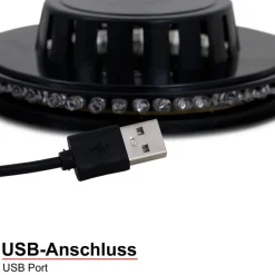 RGB LED-lyshjul - dekorativt lys med musiksensor
