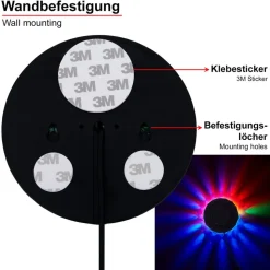 RGB LED-lyshjul - dekorativt lys med musiksensor