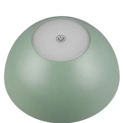 Ricardo LED genopladelig bordlampe, grøn, højde 30 cm, plast