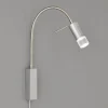 River LED-væglampe, flexarm, skærm med glas