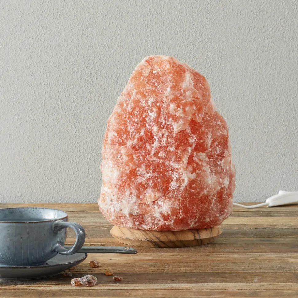 ROCK - Saltkrystal-lampe 4-6 kg, højde ca. 23 cm