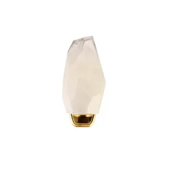Rocky væglampe, 1 lyskilde, messingfarvet, stål, glas, IP44