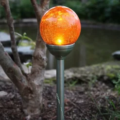 Roma solcelle-jordspydslampe ravfarvet LED