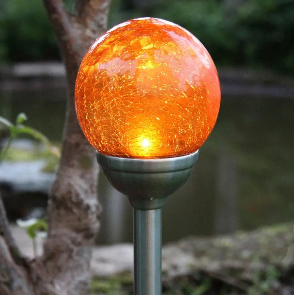 Roma solcelle-jordspydslampe ravfarvet LED