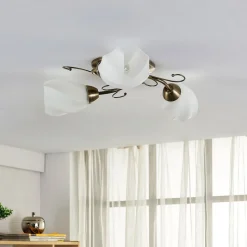 Romantisk udformet loftslampe Amedea