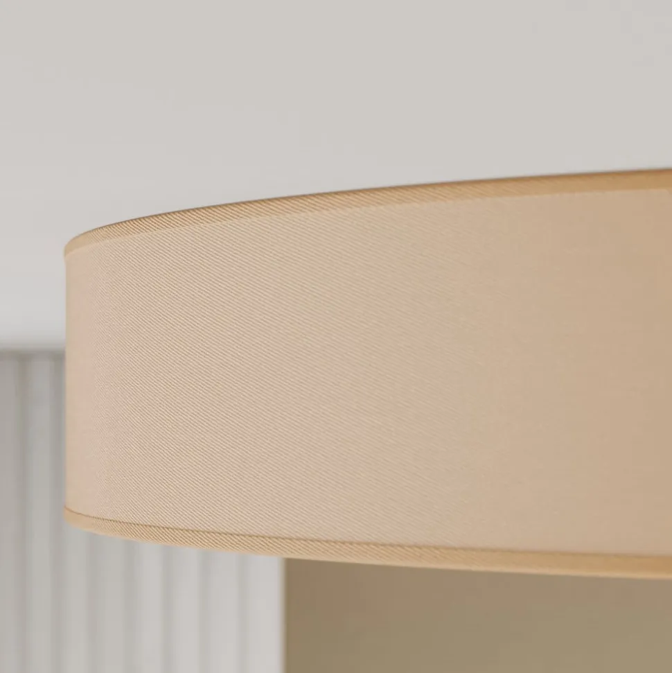 Rondo loftslampe, beige Ø 80 cm