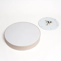 Rondo loftslampe, beige Ø 80 cm