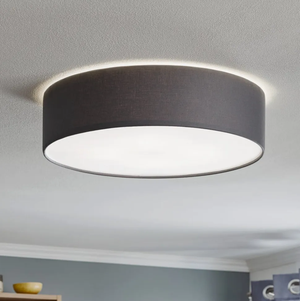 Rondo loftslampe, grå, Ø 50 cm