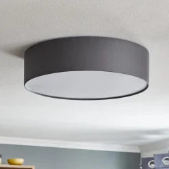 Rondo loftslampe, grå, Ø 50 cm