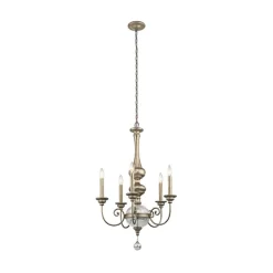 Rosalie lysekrone, 5 lyskilder, Ø 61 cm