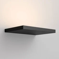 Rotaliana CM2 W2 LED-væglampe, sort, 2.700 K