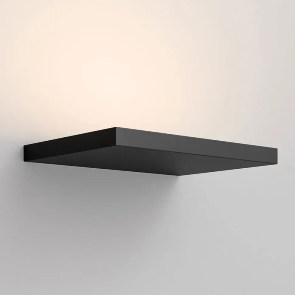 Rotaliana CM2 W2 LED-væglampe, sort, 2.700 K