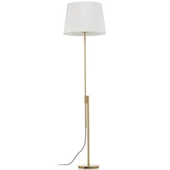 Rothfels Phelandis gulvlampe, dæmper, messing