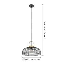 Roundham pendellampe, diameter 45 cm