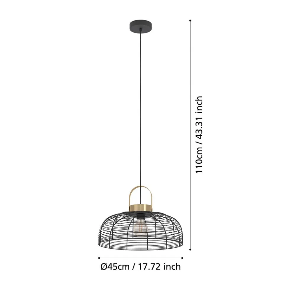 Roundham pendellampe, diameter 45 cm