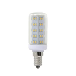 Rørformet E14 3,8 W LED pære med 69 LED'er, klar